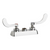 Chicago Faucets W4D-LES317AB Deck Mounted Manual Sink Faucet