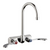 Chicago Faucets W4W-GN2AE35-317AB Wall Mounted Manual Sink Faucet