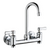 Chicago Faucets 640-GN1AE35-369YAB Wall Mounted Manual Sink Faucet