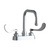 Chicago Faucets 526-317ABCP Deck Mounted Manual Sink Faucet