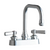 Chicago Faucets 526-ABCP Deck Mounted Manual Sink Faucet