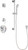 Chicago Faucets SH-PB1-15-011 Pressure Balancing  Shower System with Hand Spray and 24" Slide Bar