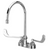 Zurn Z812C6-XL-17F AquaSpec 8" Centerset Gooseneck Faucet 6" Wrist Blade Handles 1.5 GPM