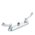 Moen 8285 M-DURA Chrome Two-Handle Kitchen Faucet Less Spout