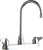 Chicago Faucets 1100-GN2AE3VXKAB Manual Sink Faucet