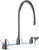 Chicago Faucets 1100-GN8AE3VPCABCP Manual Sink Faucet
