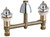 Chicago Faucets 201-A1000XKLESHAB Deck-Mounted Manual Faucet with 8" Centers