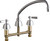 Chicago Faucets 201-AE36XKABCP Deck-Mounted Manual Faucet with 8" Centers