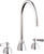 Chicago Faucets 201-AGN8FCABCP Deck-Mounted Manual Faucet with 8" Centers