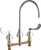 Chicago Faucets 201-G8AE26-5-317AB Deck-Mounted Manual Faucet with 8" Centers