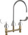 Chicago Faucets 201-G8AE2805F317AB Deck-Mounted Manual Faucet with 8" Centers