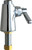 Chicago Faucets 349-LESXKAB Deck-Mounted Manual Faucet Single-Hole, Single-Supply