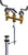 Chicago Faucets 404-317POABCP Deck-Mounted Manual Faucet with 8" Centers and Pop-Up Drain