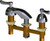 Chicago Faucets 404-E70ABCP Deck-Mounted Manual Faucet with 8" Centers