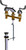 Chicago Faucets 404-E74-317XKPOAB Deck-Mounted Manual Faucet with 8" Centers and Pop-Up Drain