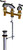 Chicago Faucets 404-XKPOABCP Deck-Mounted Manual Faucet with 8" Centers and Pop-Up Drain