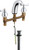Chicago Faucets 405-E37VP390POAB Deck-Mounted Manual Faucet with 8" Centers