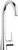 Chicago Faucets 436-ABCP Deck-Mounted High Arc Kitchen Faucet