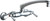 Chicago Faucets 445-L8RABCP Wall-Mounted Manual Faucet with Adjustable Centers
