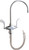 Chicago Faucets 50-GN8AE3-317XKAB Deck-Mounted Manual Faucet, Single-Hole Mounting