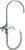 Chicago Faucets 50-GN8AE3ABCP Deck-Mounted Manual Faucet, Single-Hole Mounting