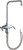 Chicago Faucets 50-HA8ABCP Deck-Mounted Manual Faucet, Single-Hole Mounting