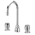 Zurn Z867B0-XL-3F Widespread Gooseneck Metering Faucet 0.5 GPM