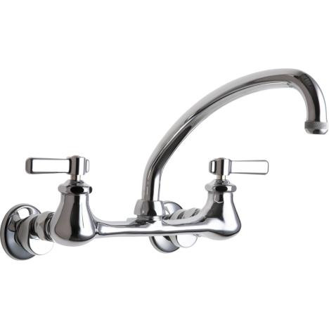 Chicago Faucets 540 Ldl9e1abcp Hot And Cold Water Sink Faucet