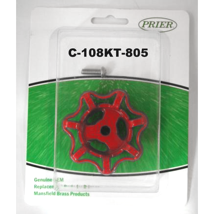 Prier C-108KT-805 Red Handle & Screw Kit For C-108