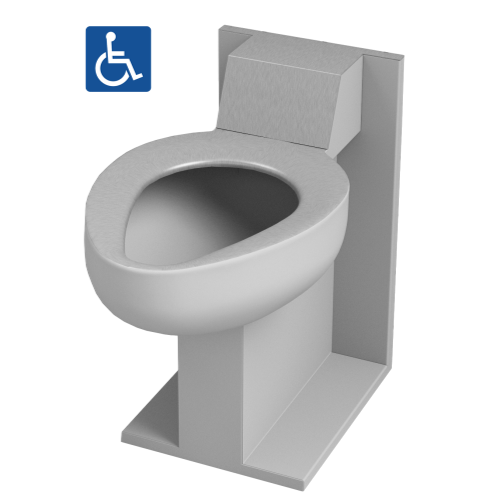 Metcraft Metcraft 4135 Handicap Blowout Style Correctional Toilet