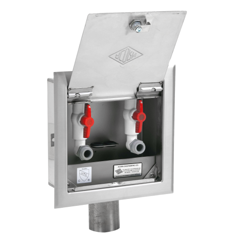 Acorn 8195 Two Valve Supply Hemo-Dialysis Box W/Wall Flange