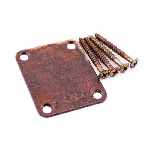 AGP ™ - Telecaster ® Stratocaster® Aged Relic Guitar Neck Plate & Screws #4252479