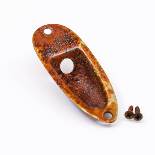 AGP ™ - Fender ® Stratocaster ® Strat ® Aged Relic Nickel Jack Plate #732566