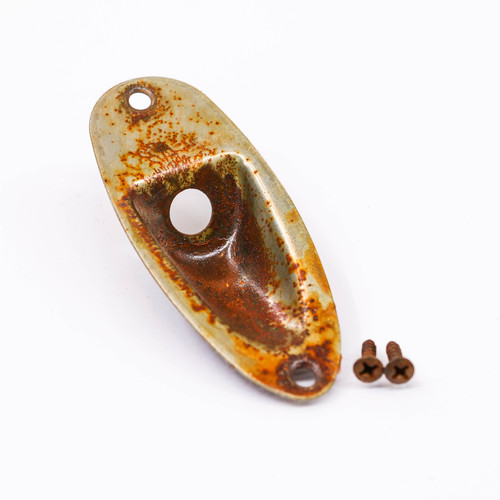 AGP ™ - Fender ® Stratocaster ® Strat ® Aged Relic Nickel Jack Plate #732567
