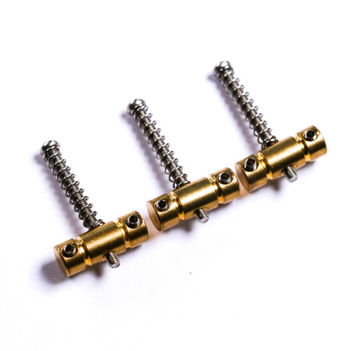 AGP ™ - Telecaster ® Vintage Notched Brass Guitar Saddles #1142620