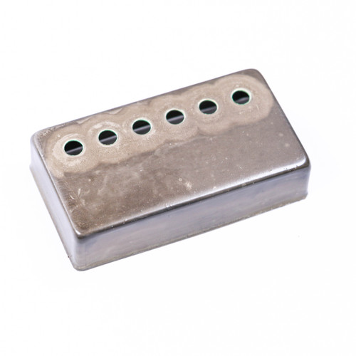 AGP ™ - Aged Relic Chrome Humbucker Cover Single 50mm Pole Spacing #422617