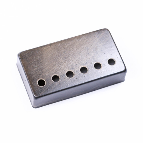 AGP ™ - Aged Relic Chrome Humbucker Cover Single 52mm Pole Spacing #422640