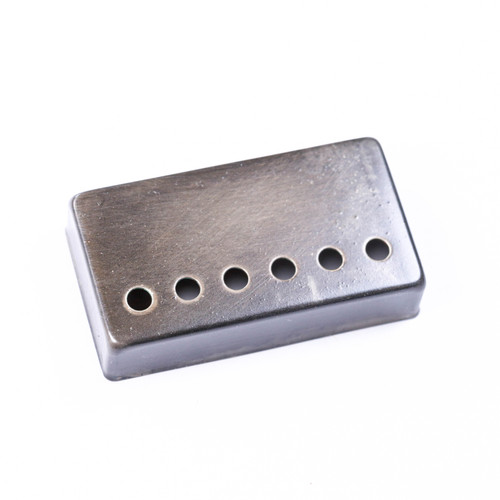 AGP ™ - Aged Relic Chrome Humbucker Cover Single 52mm Pole Spacing #422649