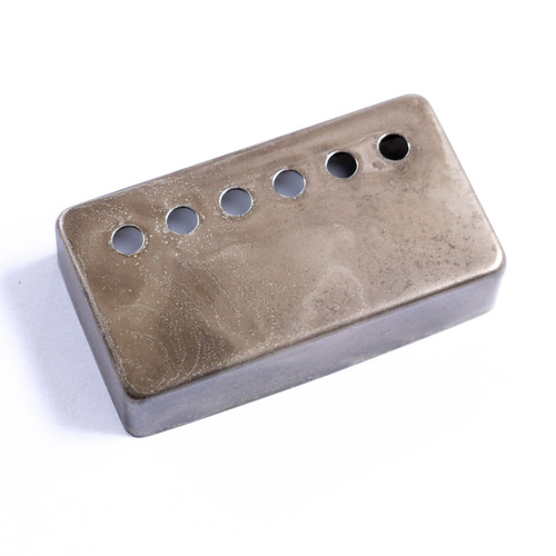 AGP ™ - Aged Relic Chrome Humbucker Cover 50mm Pole Spacing #55268