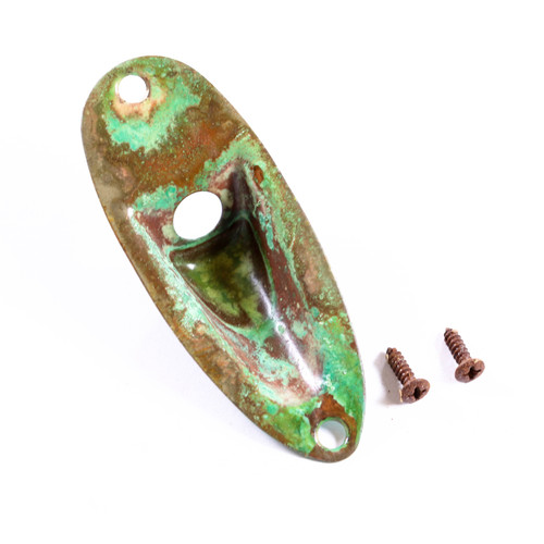 AGP ™ Aged Relic Jack Plate Part For Strat-Style Electric Guitars 5212623