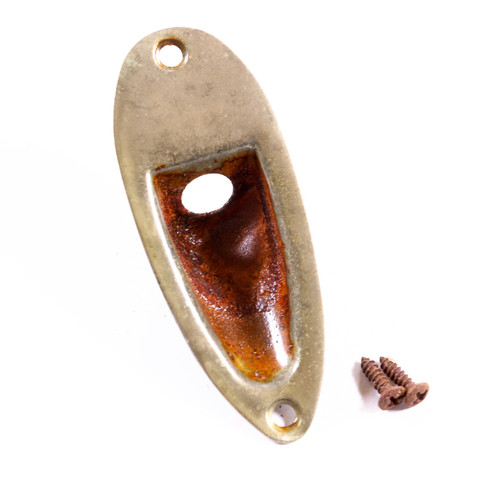 AGP ™ Aged Relic Jack Plate Part For Strat-Style Electric Guitars 5212627