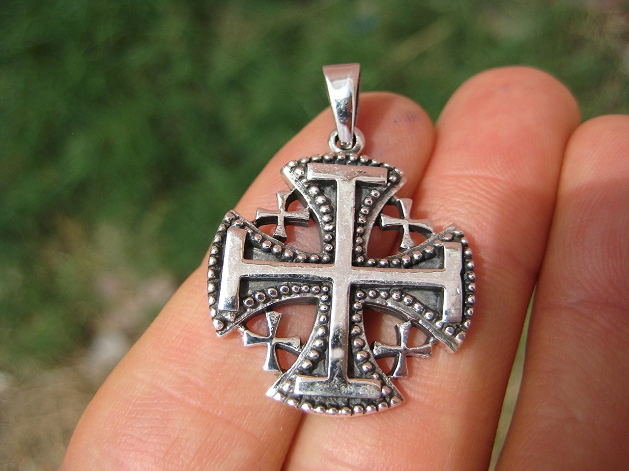 Jerusalem on sale cross silver