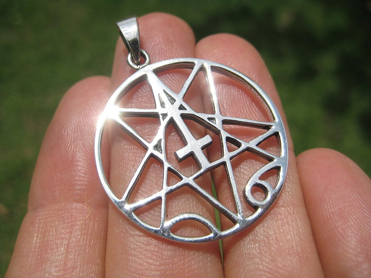 Inverted Cross & Pentagram Pendant