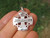 925 Sterling Silver Jerusalem Cross Fivefold Cross Crusaders Cross Emblem Medal Pendant Necklace A12