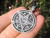 Metal Pewter Star Satanic Pentagram Pentacle Pendant Necklace A49