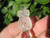 Natural Quartz Crystal stone dagger Phurba Phurpa Carving Nepal A55