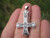 925 Silver Celtic inverted Petrine Cross Saint Peter or Satanic Pendant A12
