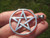 Photo Large Silver Pentagram Front right View