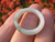 Natural Jade ring Thailand jewelry stone mineral art size 9  A181