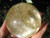 Large Natural calcite quartz stone crystal  ball Mineral art carving A8